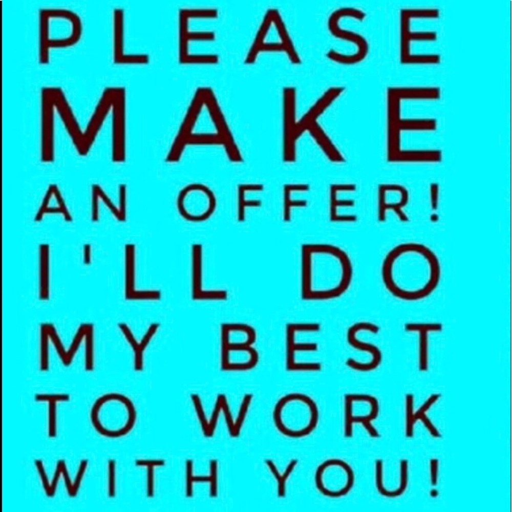 Please make a reasonable offer!